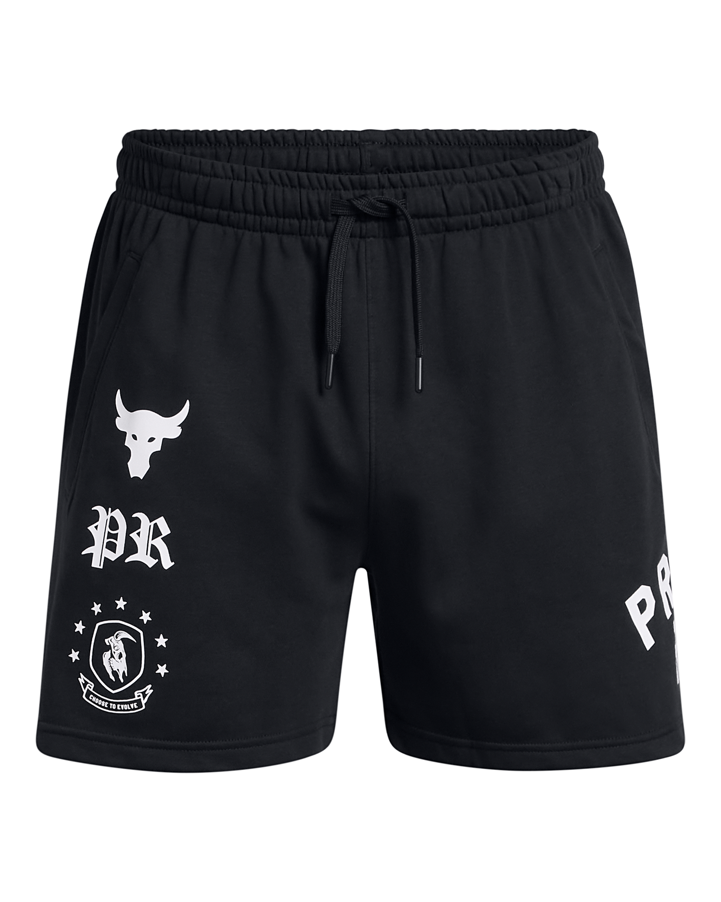 Men's Project Rock Terry Fleece Badge Of Honor Shorts