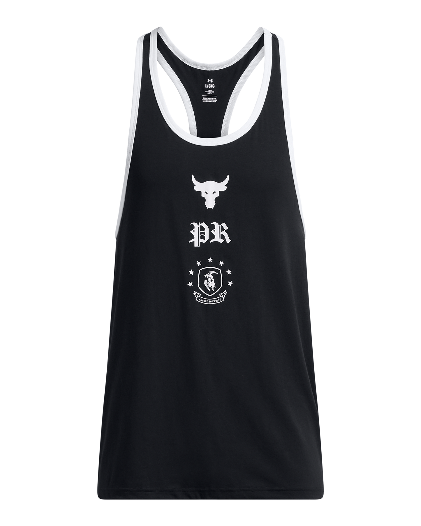 Men's Project Rock Badge Of Honor Racer Tank