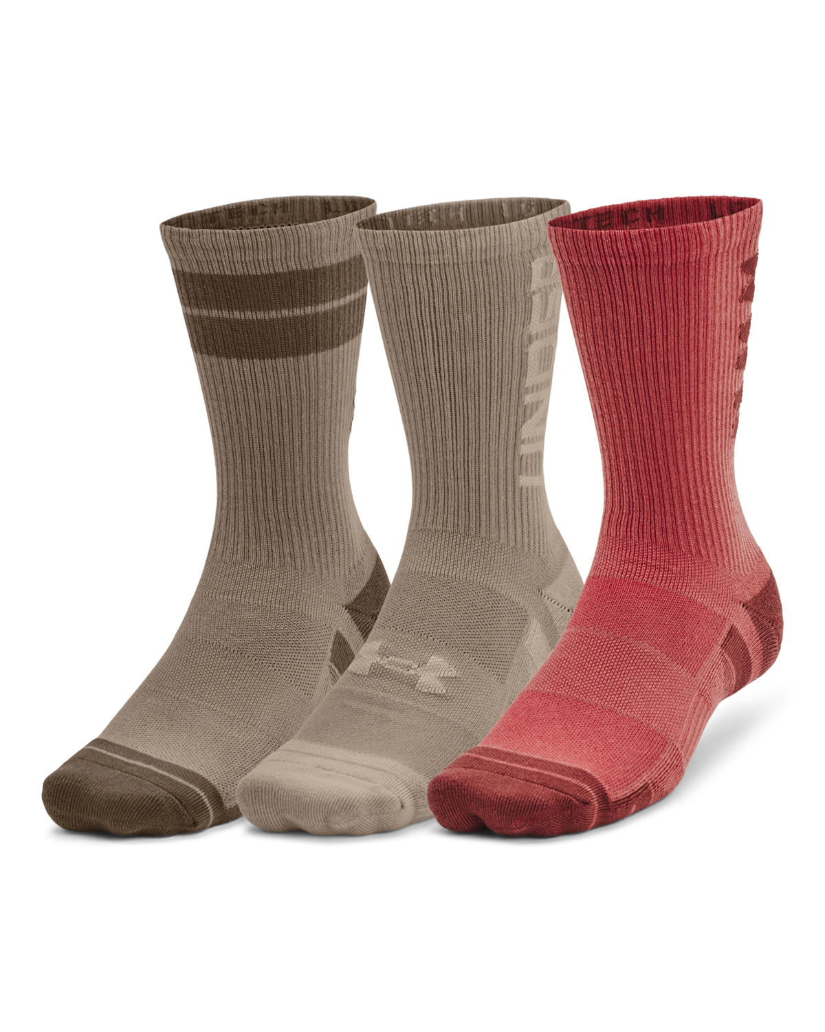 Unisex UA Performance Tech 3-Pack Crew Socks