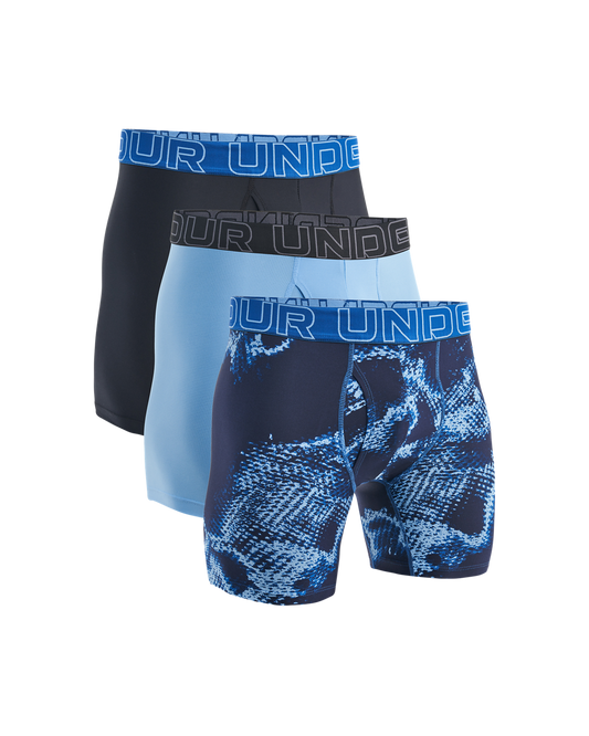 Men's UA Performance Cotton 6" 3-Pack Boxerjock®