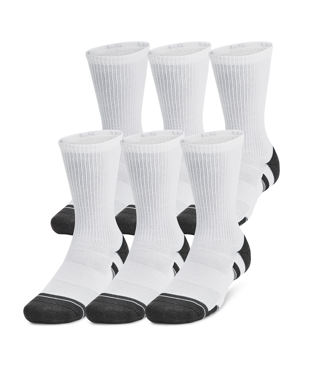 UA Perf Tech 6-Pack Crew Socks