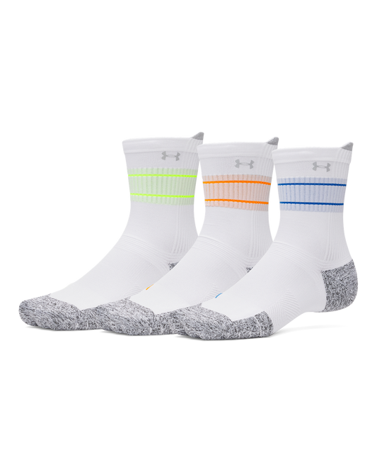 Unisex UA ArmourDry® Run Cushion 3-Pack Mid-Crew Socks