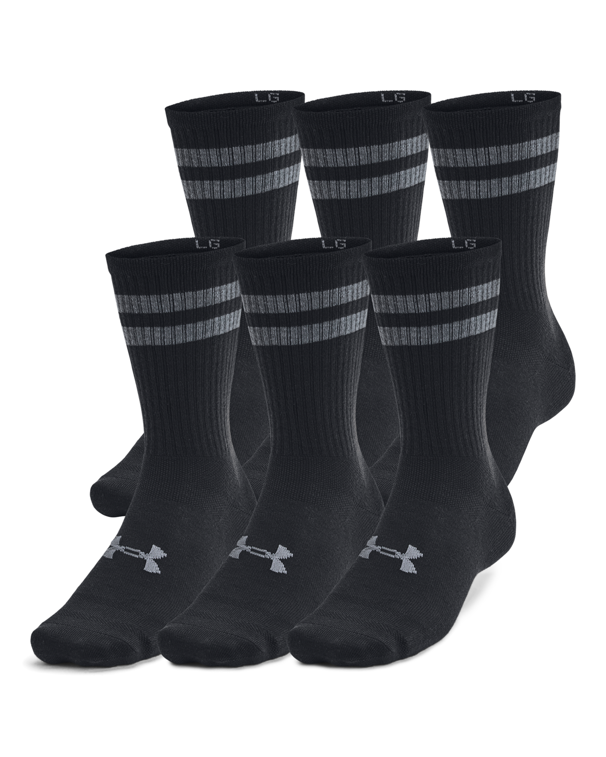 Unisex UA Essential 6-Pack Crew Socks