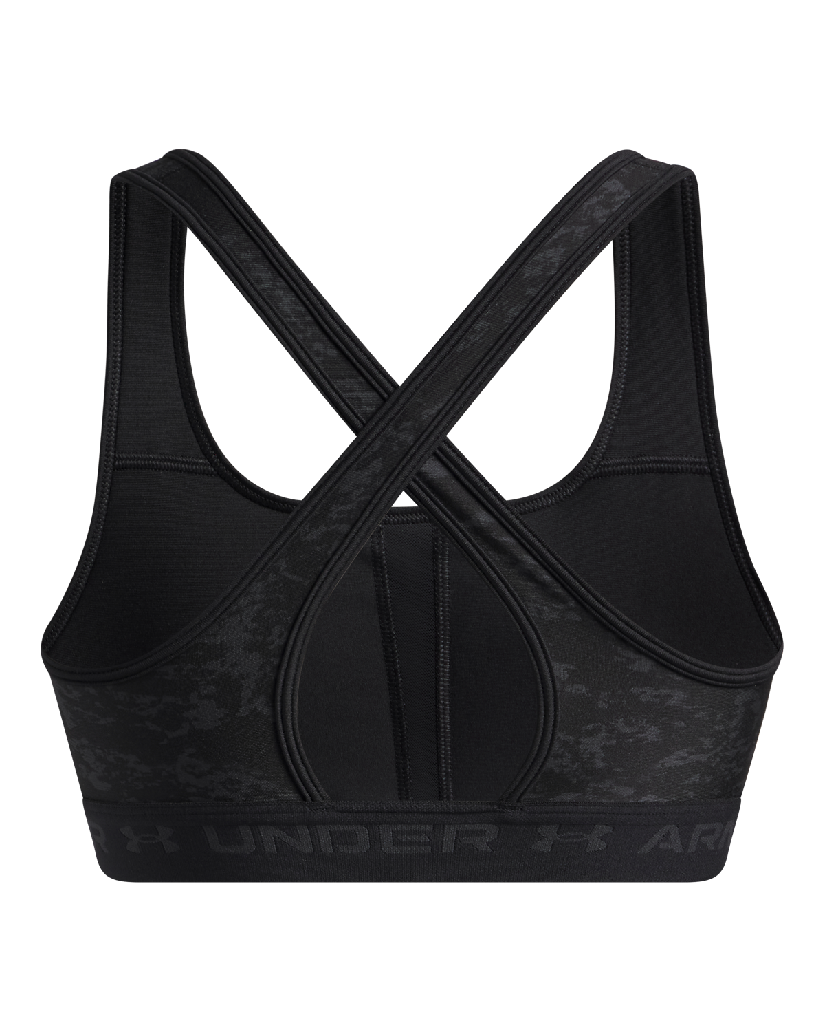 Women's Armour® Mid Crossback Printed Sports Bra