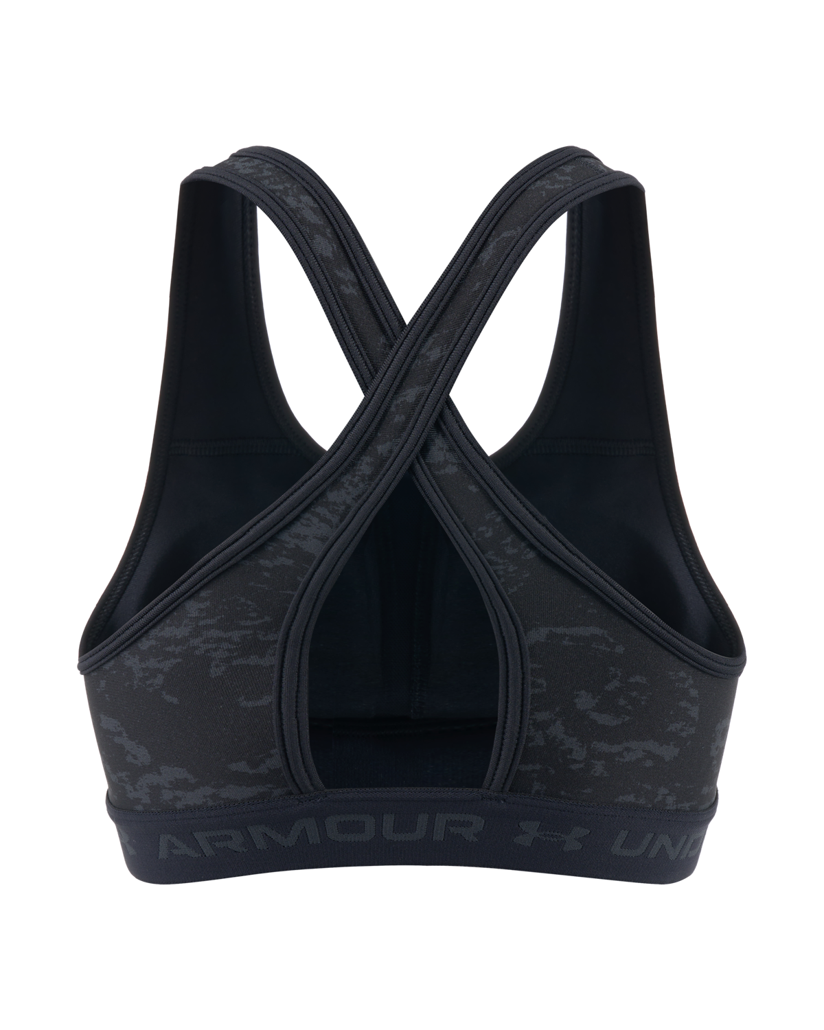 Women's Armour® Mid Crossback Printed Sports Bra