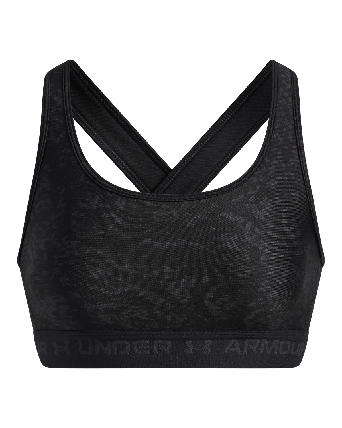 Women's Armour® Mid Crossback Printed Sports Bra