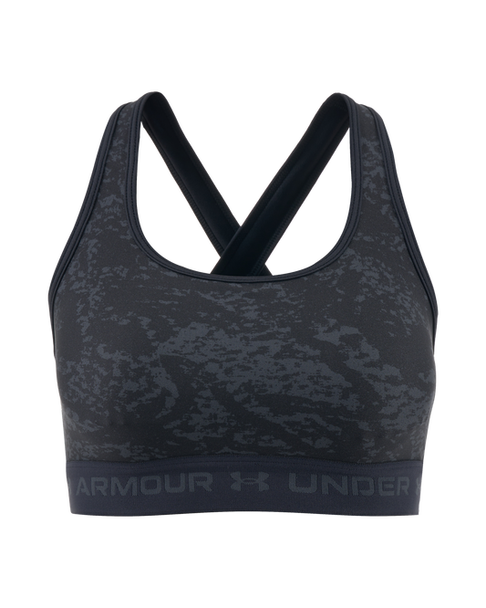 Women's Armour® Mid Crossback Printed Sports Bra