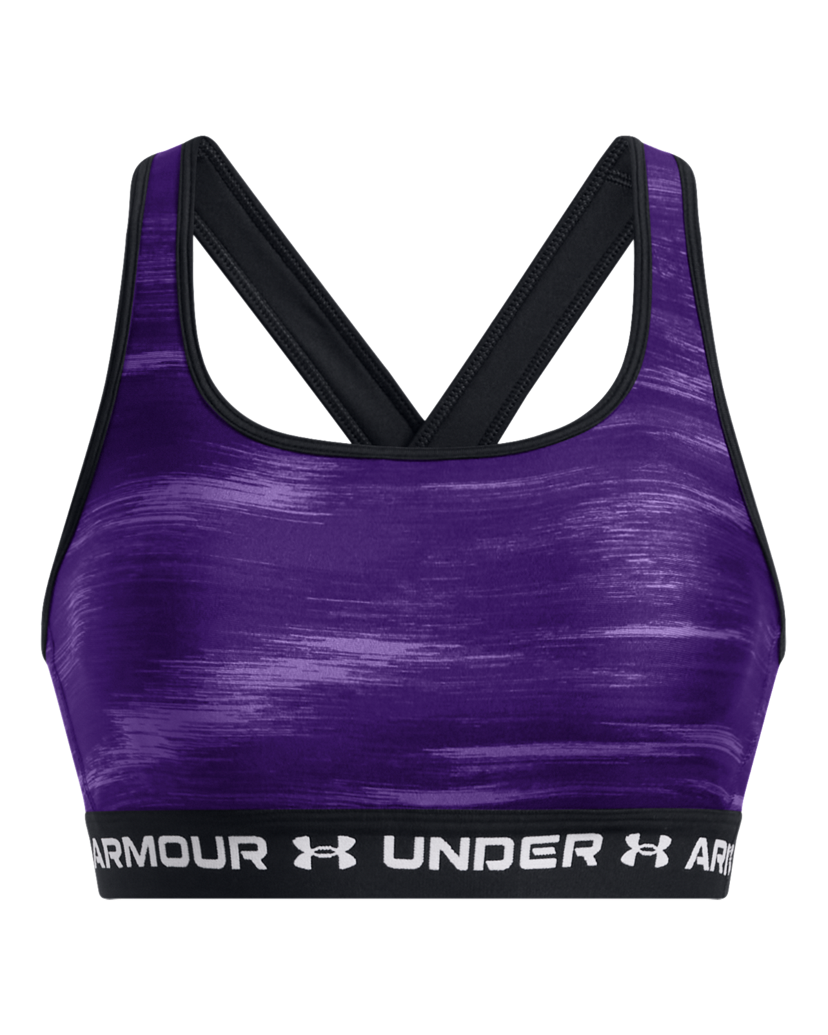 Women's Armour® Mid Crossback Printed Sports Bra