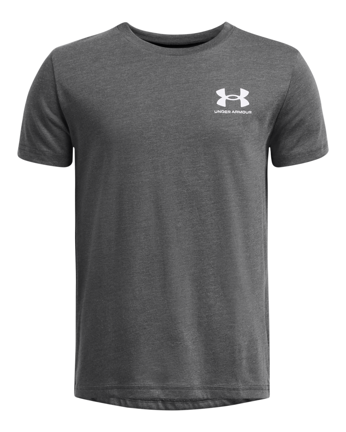 Boys' UA Left Chest Logo Short Sleeve