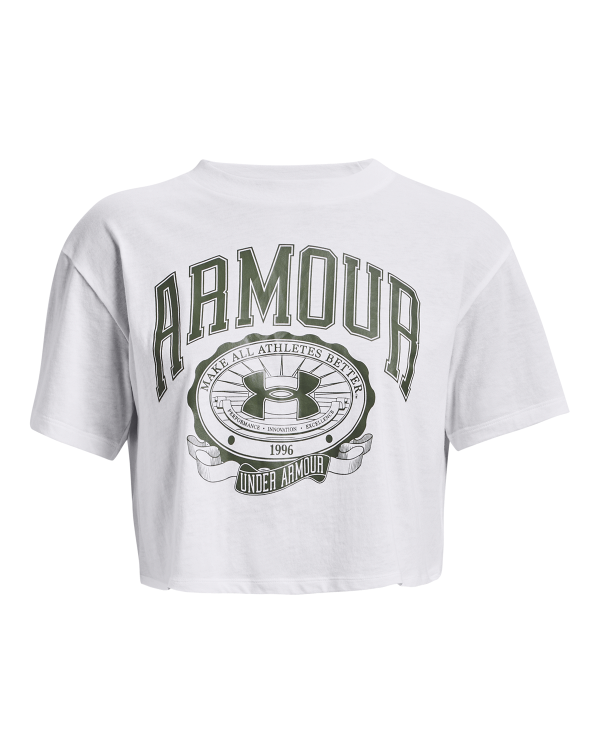 Women's UA Collegiate Crop Short Sleeve