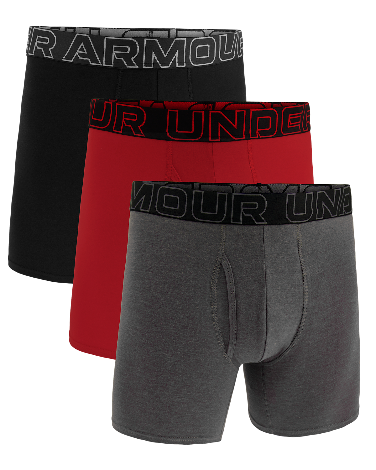 Men's UA Performance Cotton 6" 3-Pack Boxerjock®