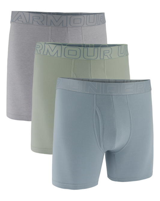 Men's UA Performance Cotton 6" 3-Pack Boxerjock®