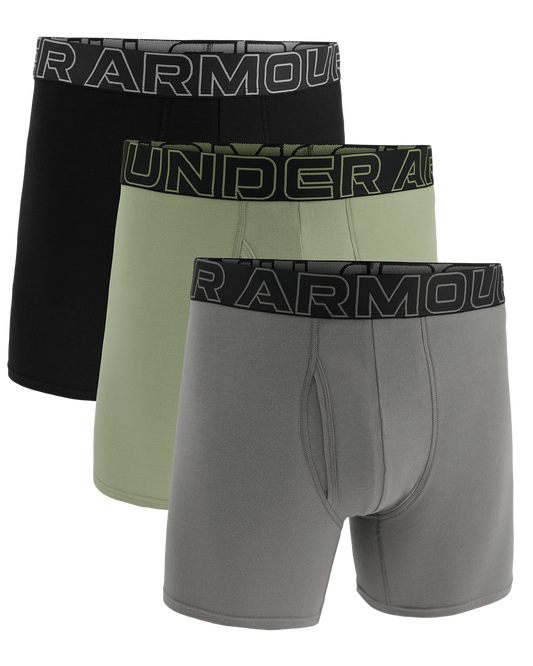Men's UA Performance Cotton 6" 3-Pack Boxerjock®