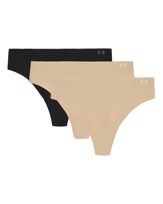 Women's UA Pure Stretch 3-Pack No Show Thong