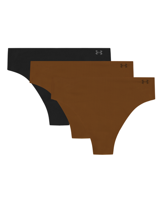 Women's UA Pure Stretch 3-Pack No Show Thong