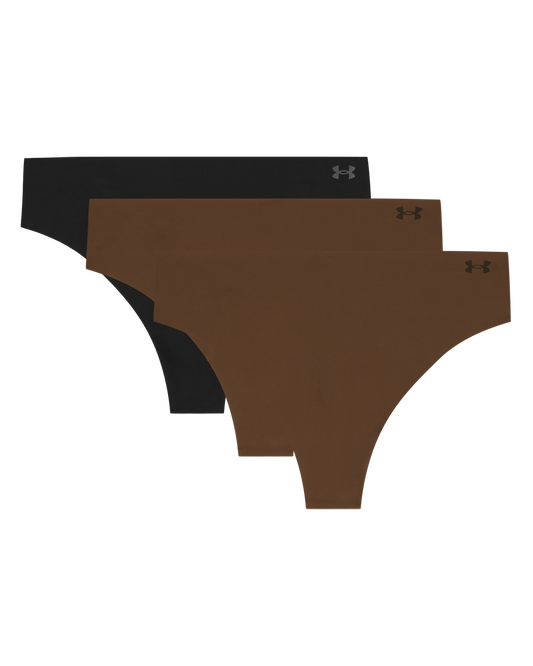 Women's UA Pure Stretch 3-Pack No Show Thong