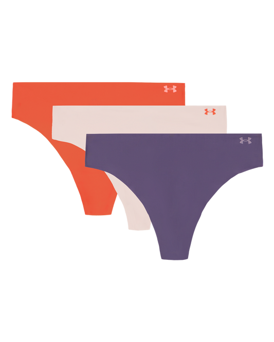Women's UA Pure Stretch 3-Pack No Show Thong