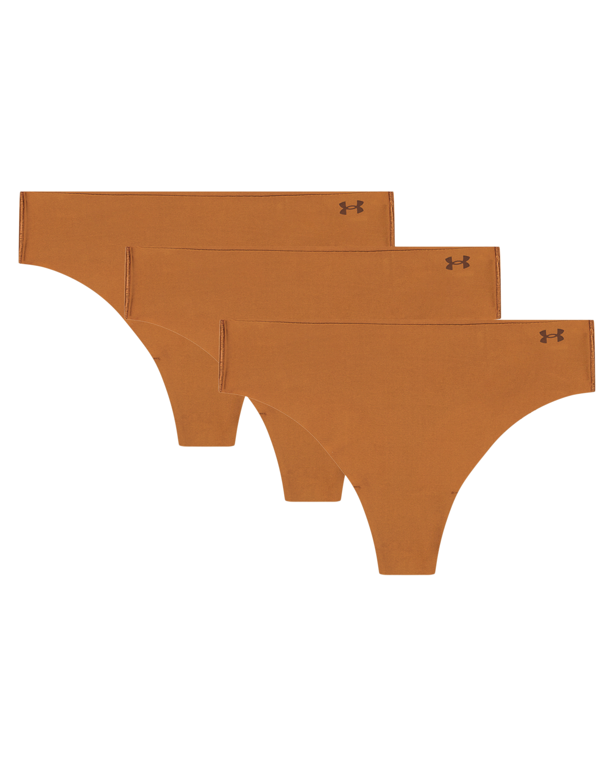 Women's No Show Thong Pant, 3Pk Solid