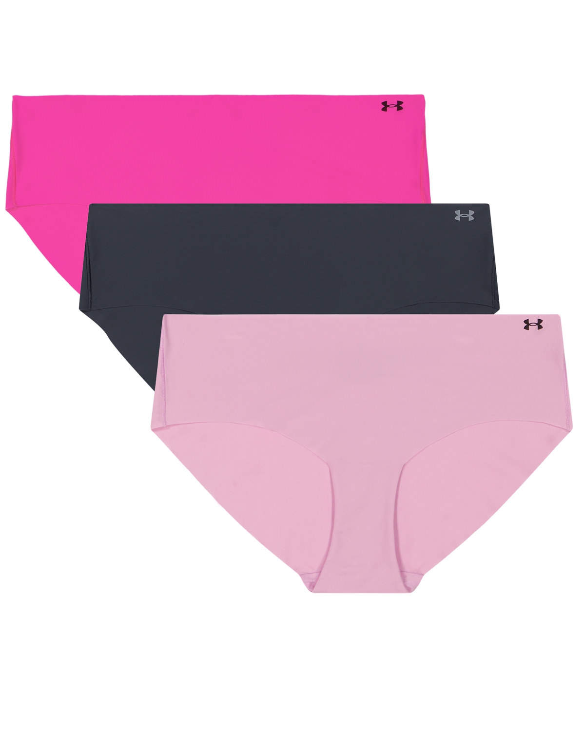 Women's No Show Hipster Pant, 3Pk Solid