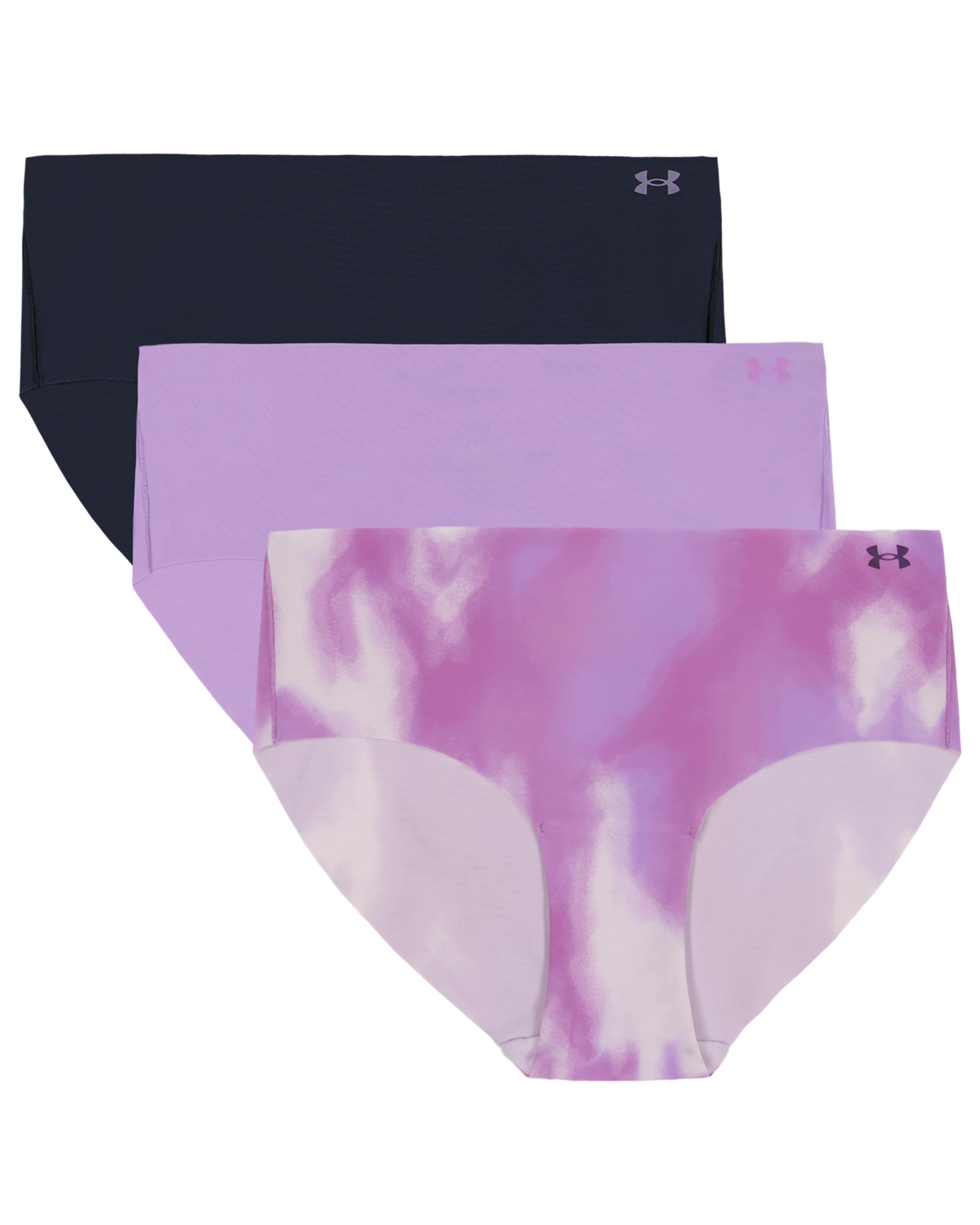 Women's UA Pure Stretch 3-Pack No Show Hipster