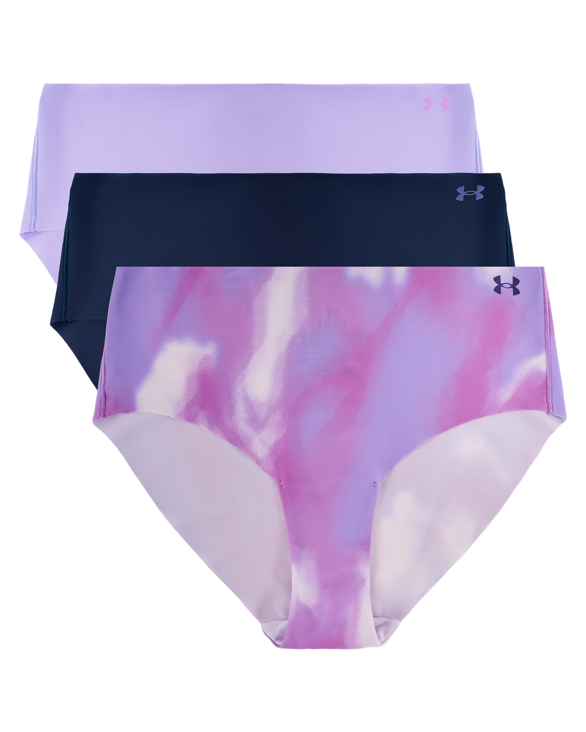 Women's UA Pure Stretch 3-Pack No Show Hipster