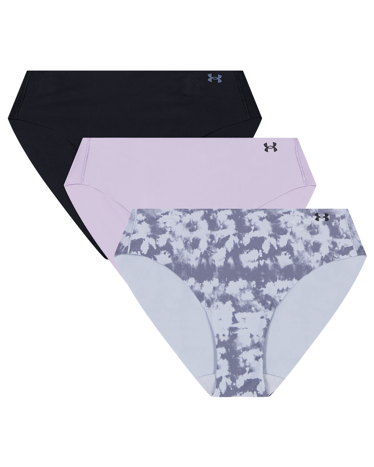 Women's UA Pure Stretch 3-Pack Printed No Show Bikini
