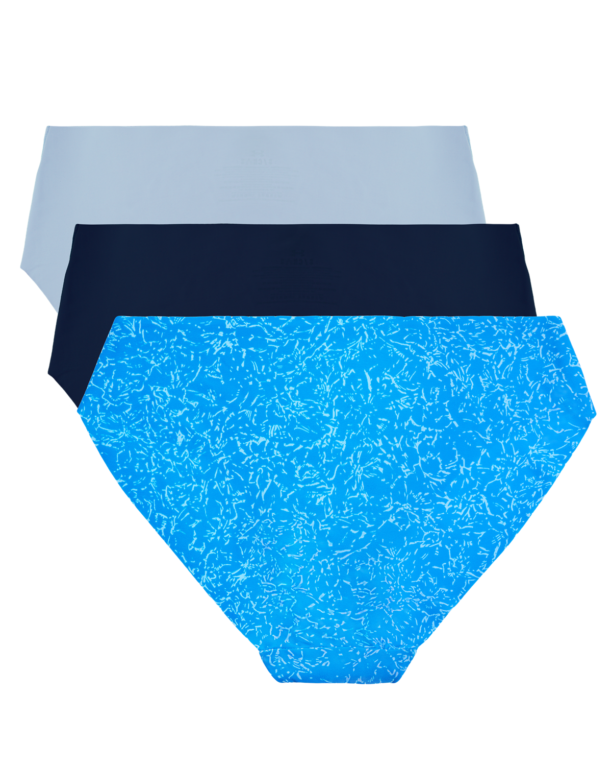 Women's UA Pure Stretch 3-Pack Printed No Show Bikini