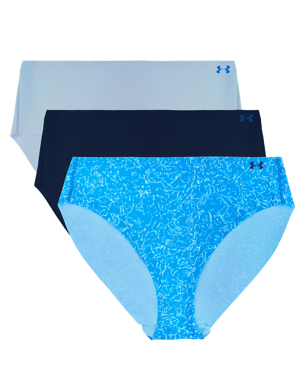 Women's UA Pure Stretch 3-Pack Printed No Show Bikini