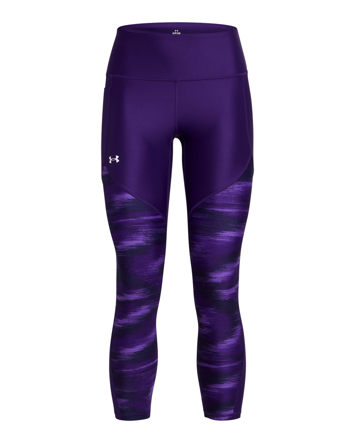 Women's UA Tech™ Printed Panel Ankle Leggings