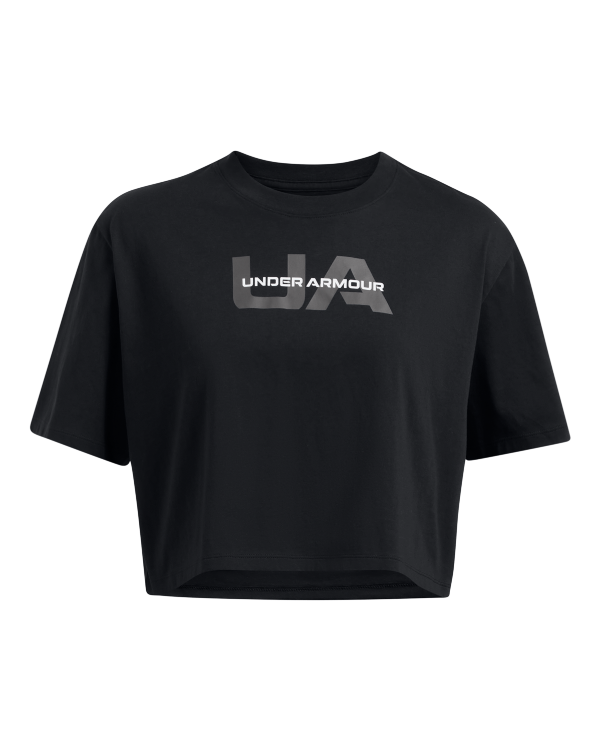 Women's UA Boxy Crop Branded Short Sleeve