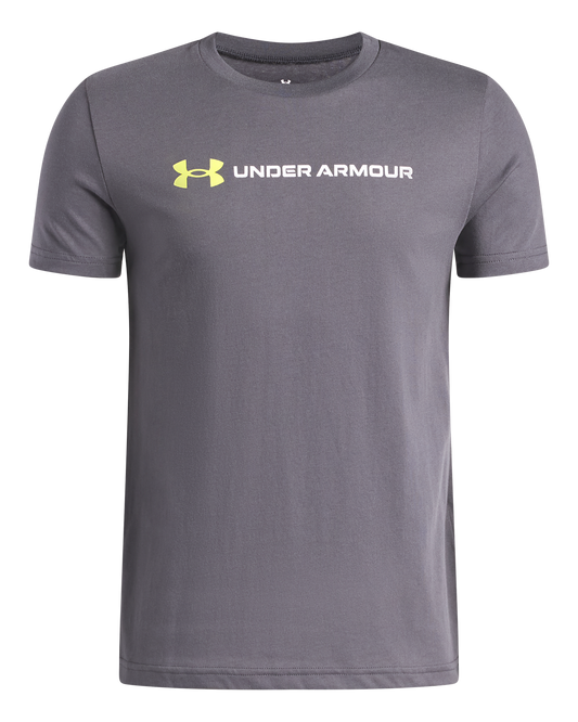 Boys' UA Logo Wordmark Short-Sleeve