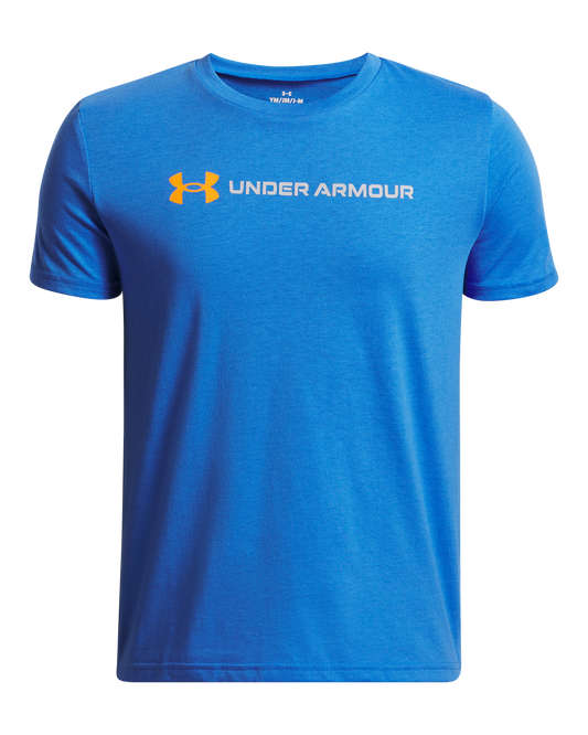 Boys' UA Logo Wordmark Short Sleeve