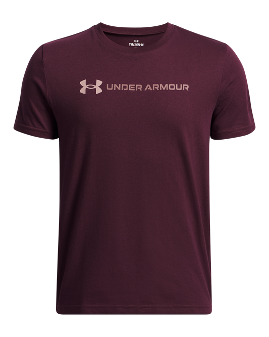 Boys' UA Logo Wordmark Short Sleeve