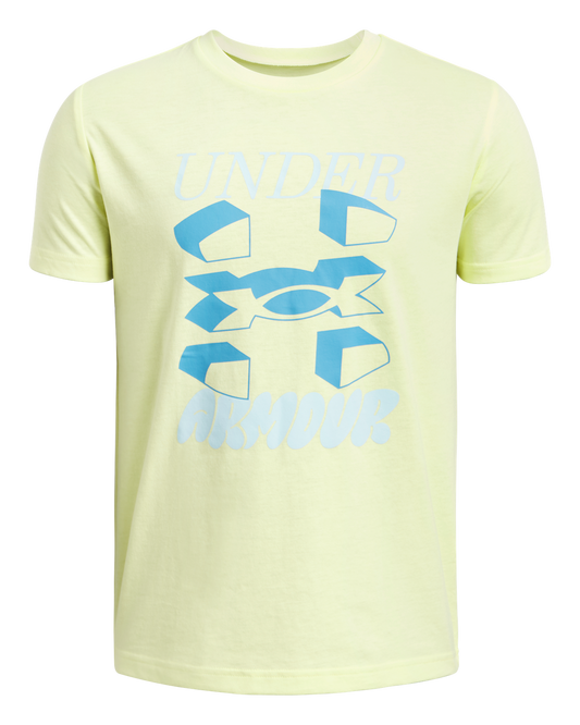 UA Boys Split Big Logo Short Sleeve