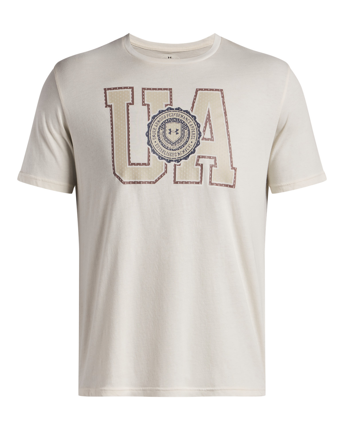 Men's UA College Crest Logo Short Sleeve