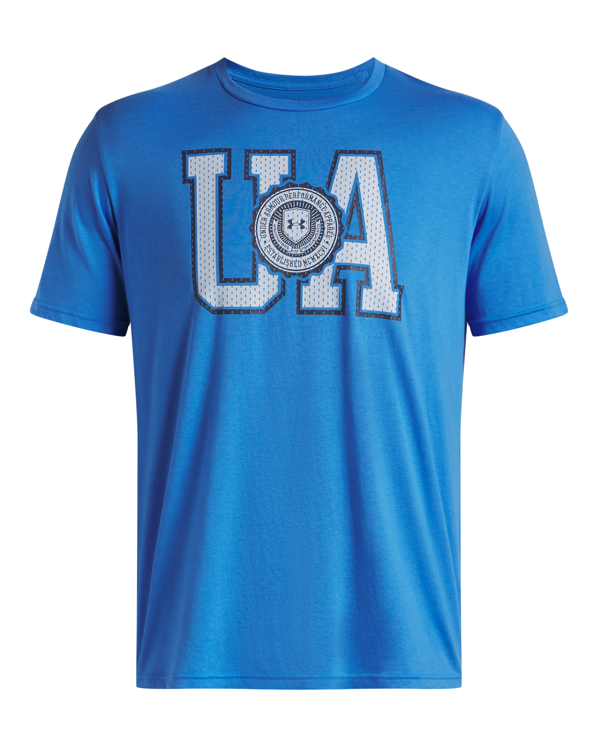 Men's UA College Crest Logo Short Sleeve