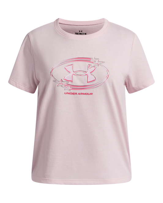 Girls' UA Star Logo Lockertag Short Sleeve