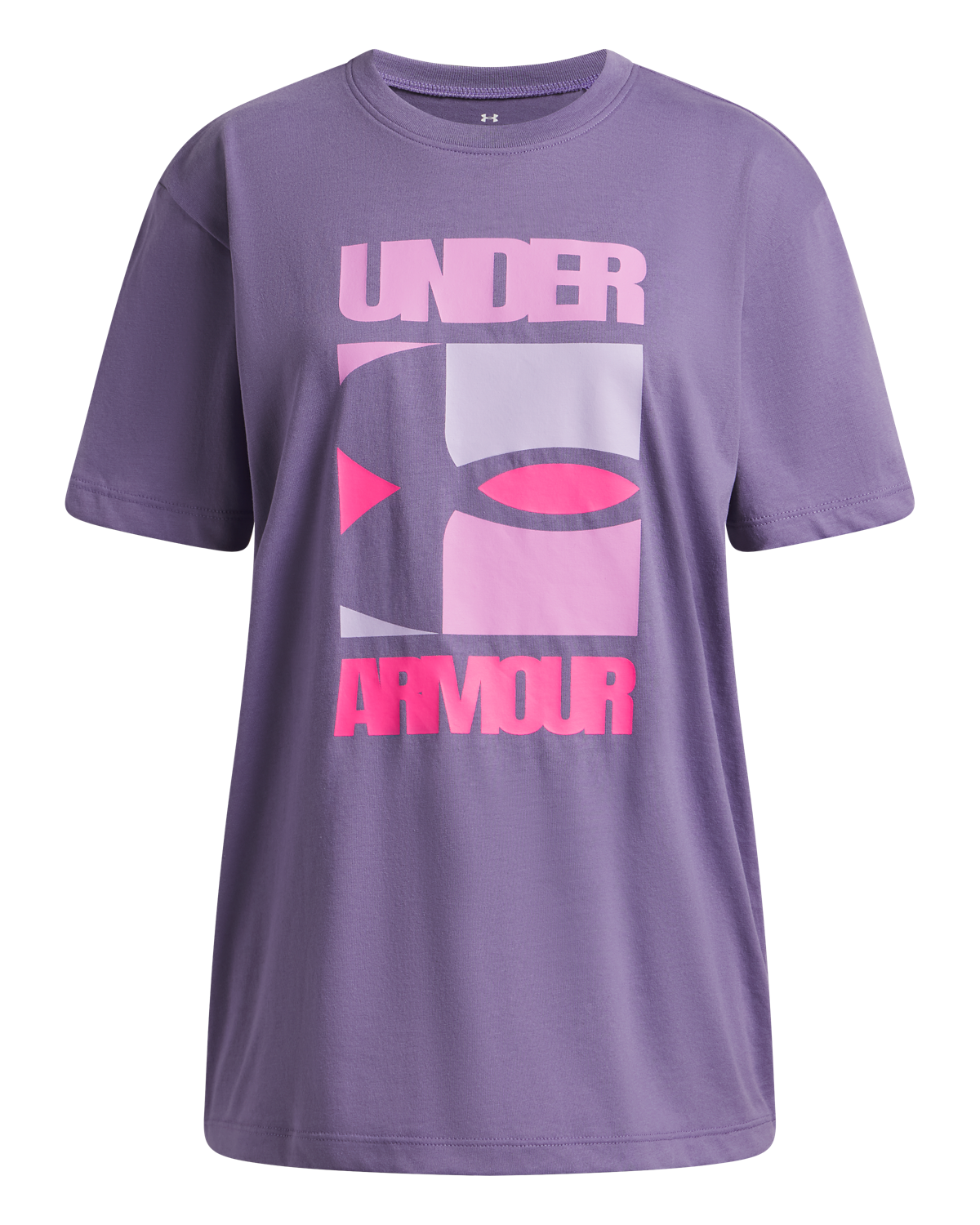 Girls' UA Block Logo Short Sleeve