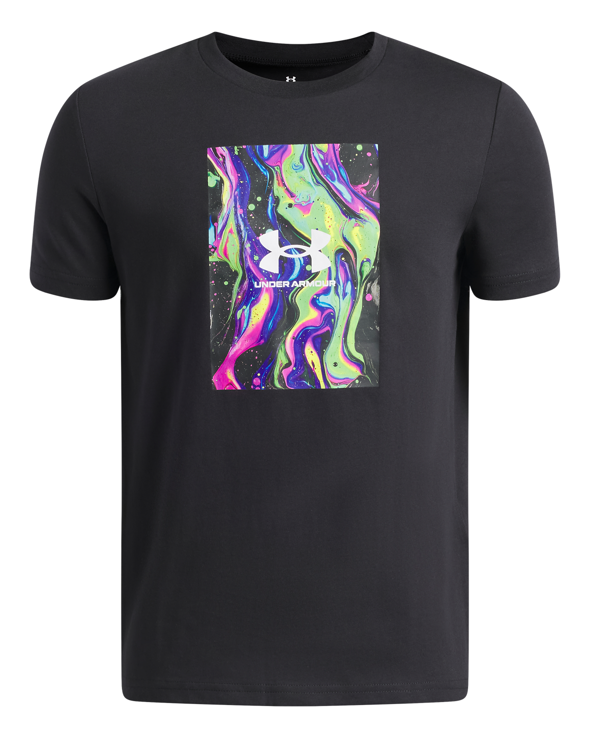 Boys' UA Multi Color Photo  Short-Sleeve