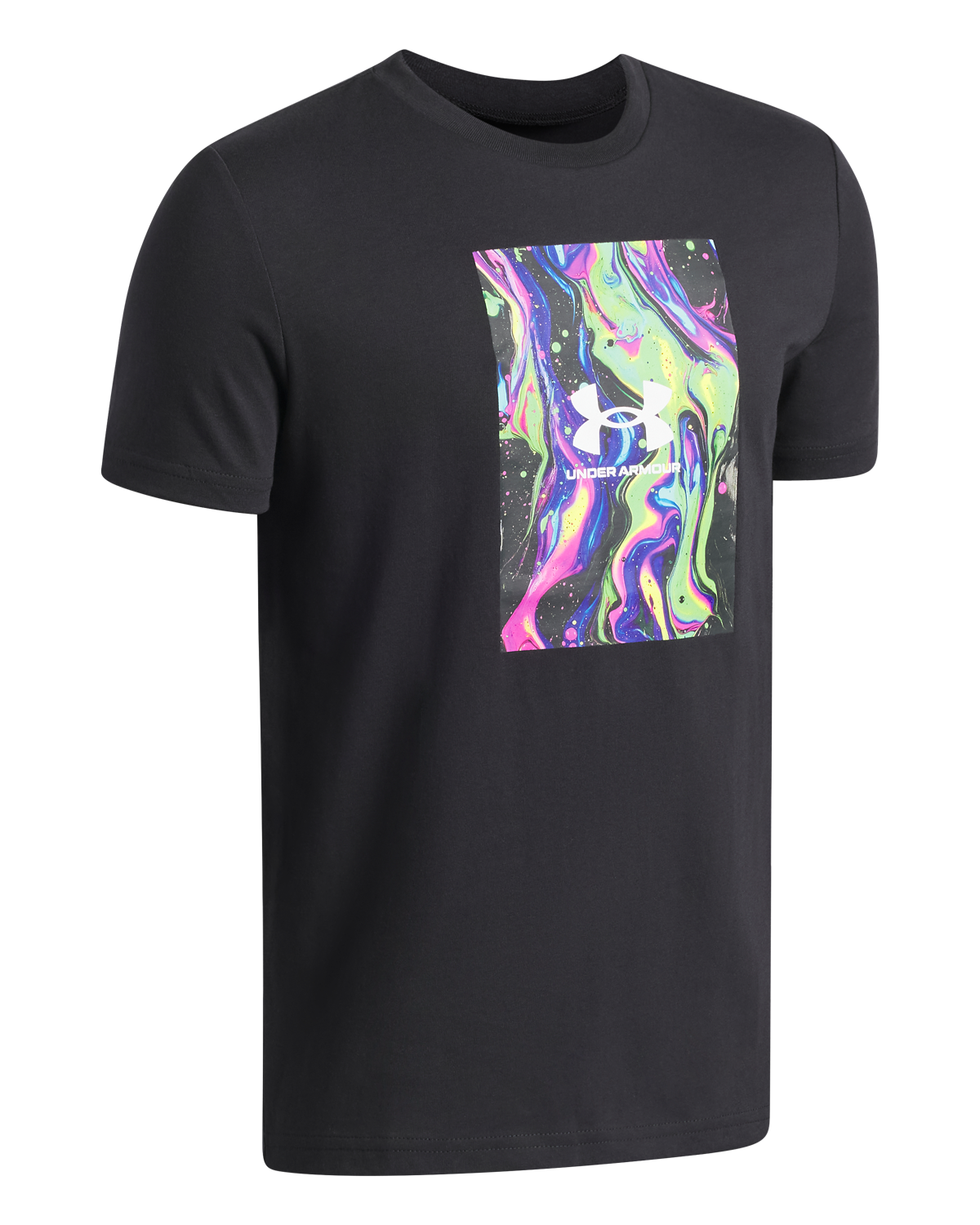 Boys' UA Multi Color Photo  Short-Sleeve
