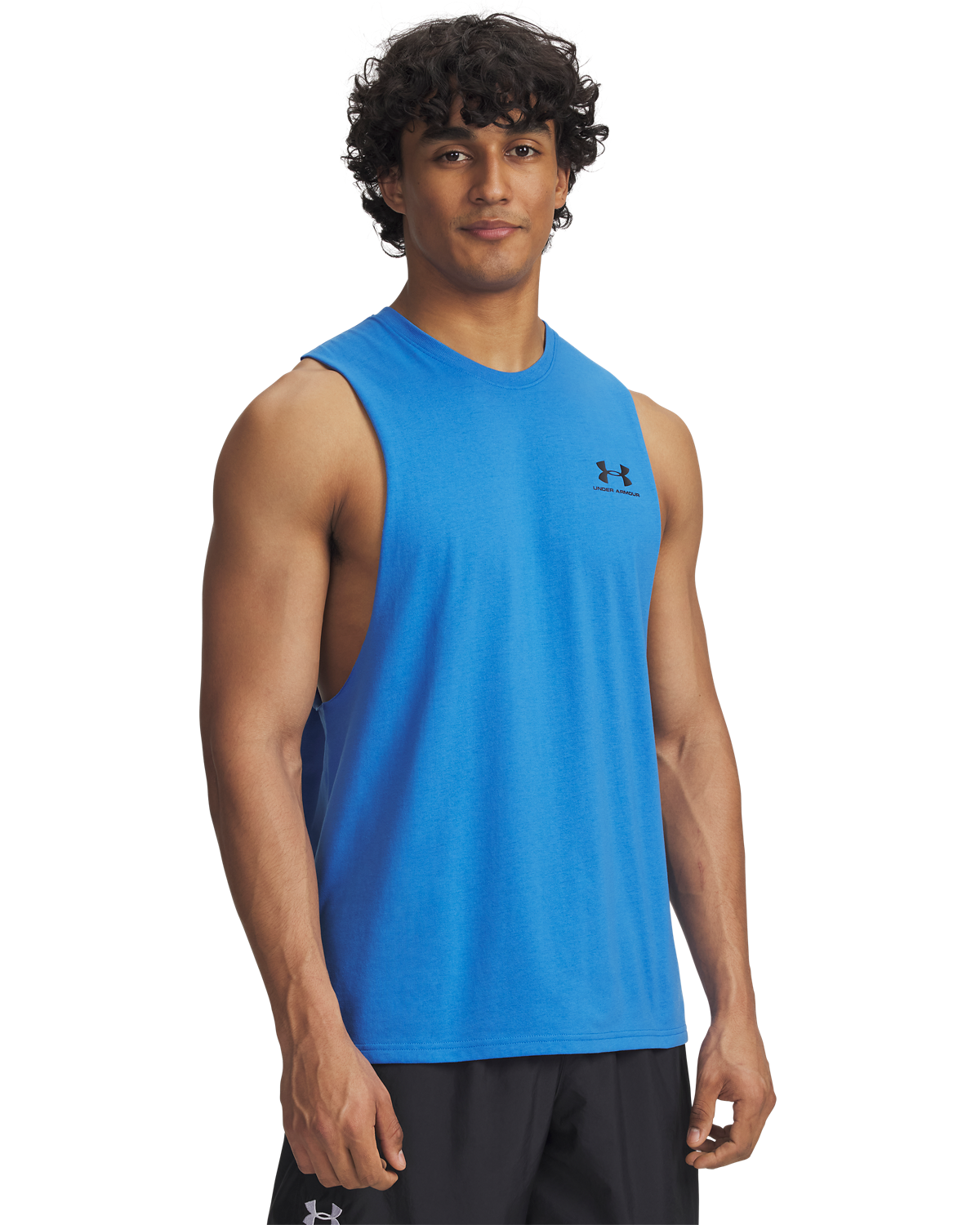 Men's UA Sportstyle Left Chest Cut-Off T-Shirt