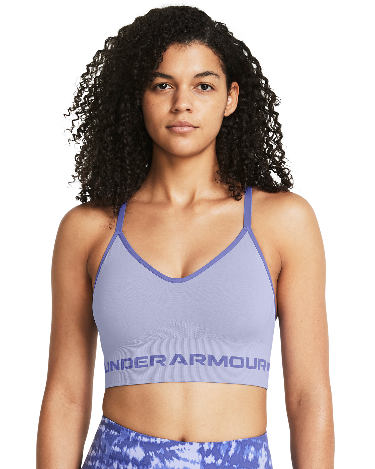 Women's UA Seamless Low Long Sports Bra