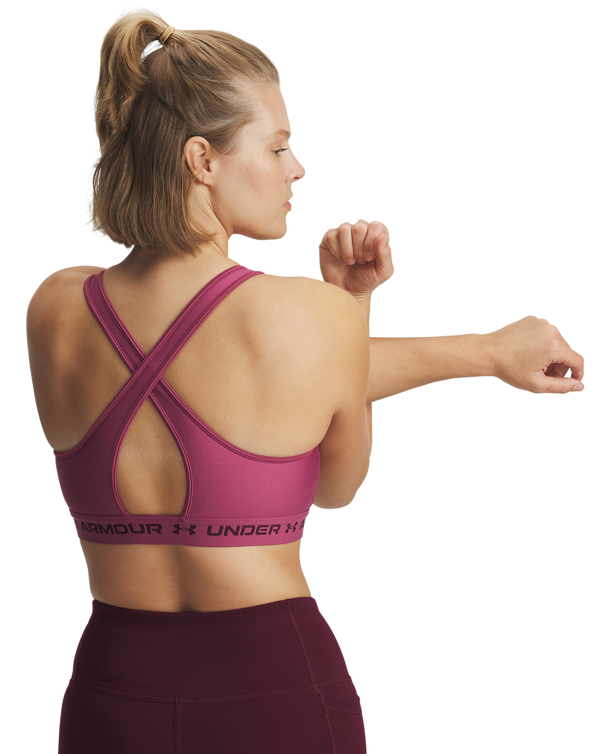 Women's Armour® Mid Crossback Sports Bra