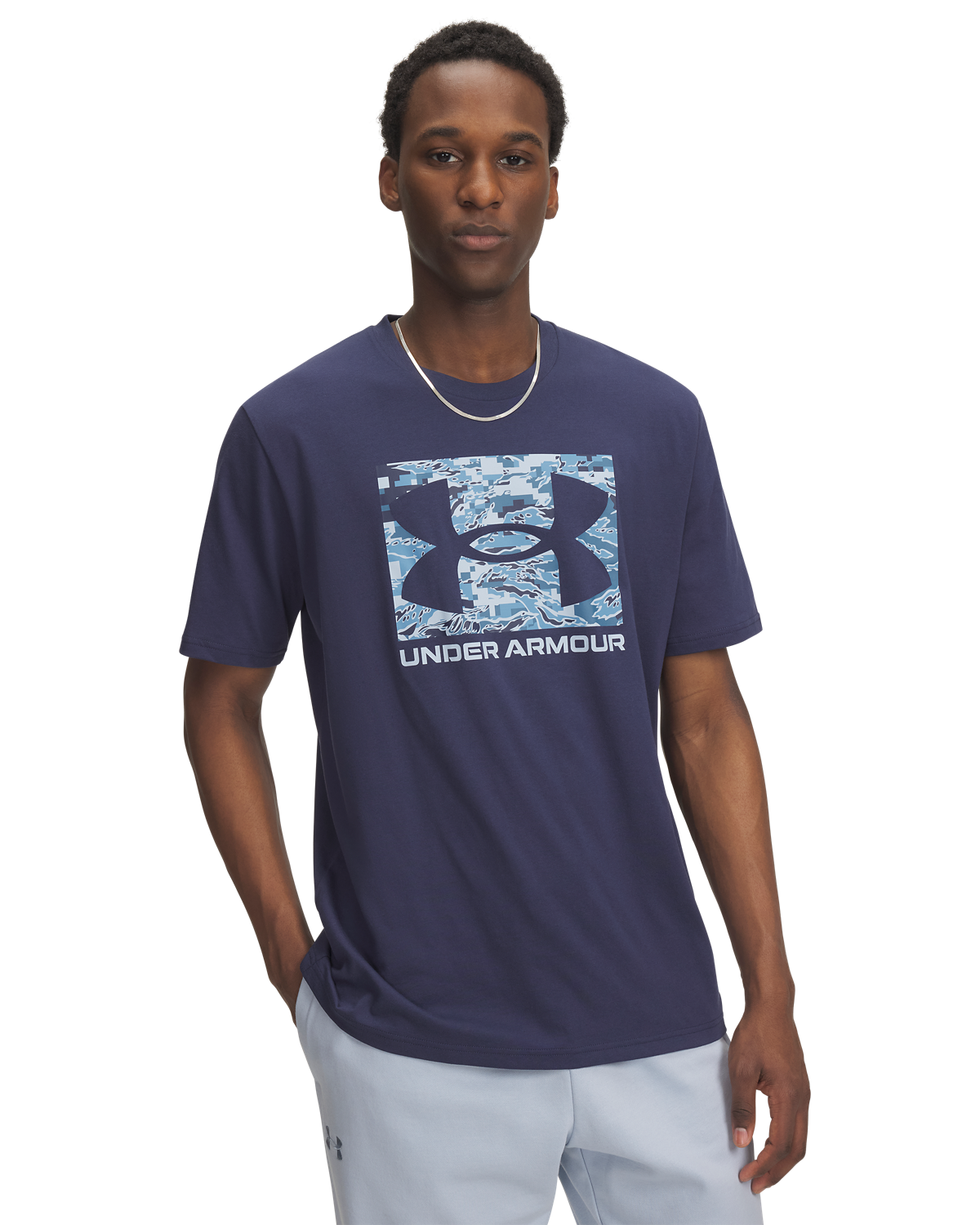 Men's UA ABC Camo Boxed Logo Short Sleeve