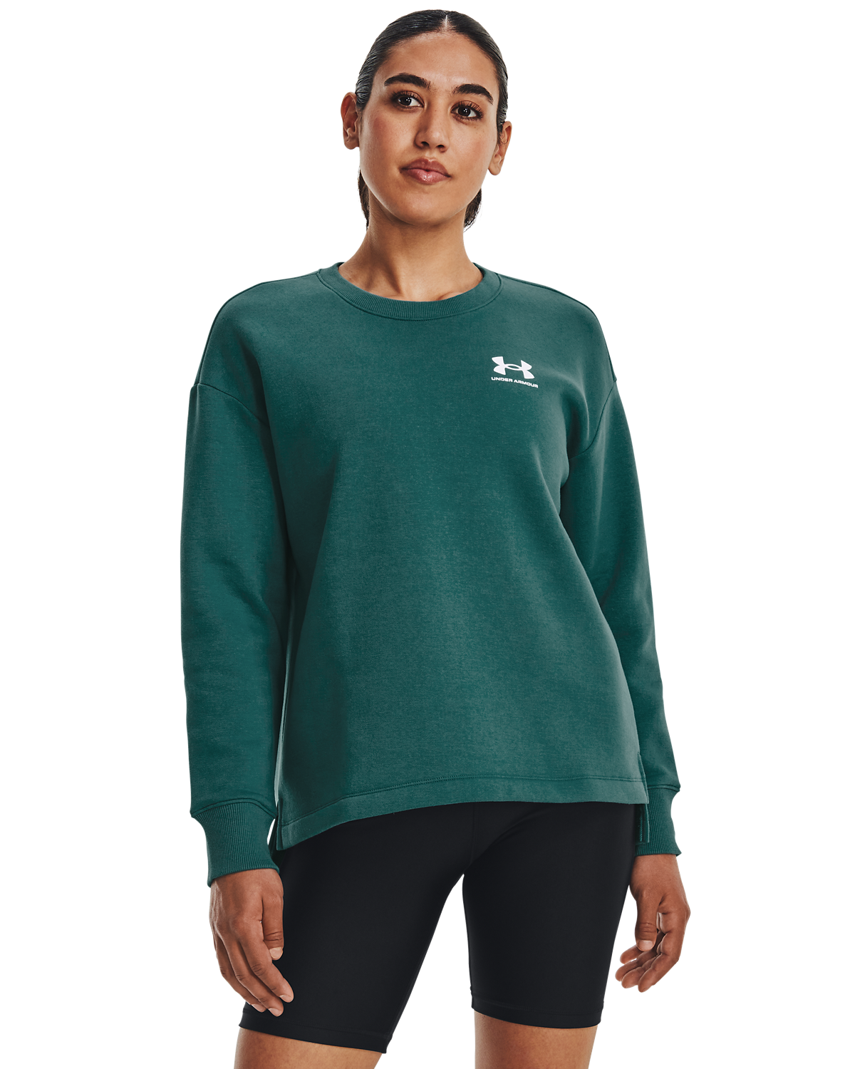 Women's UA Rival Fleece Oversized Crew