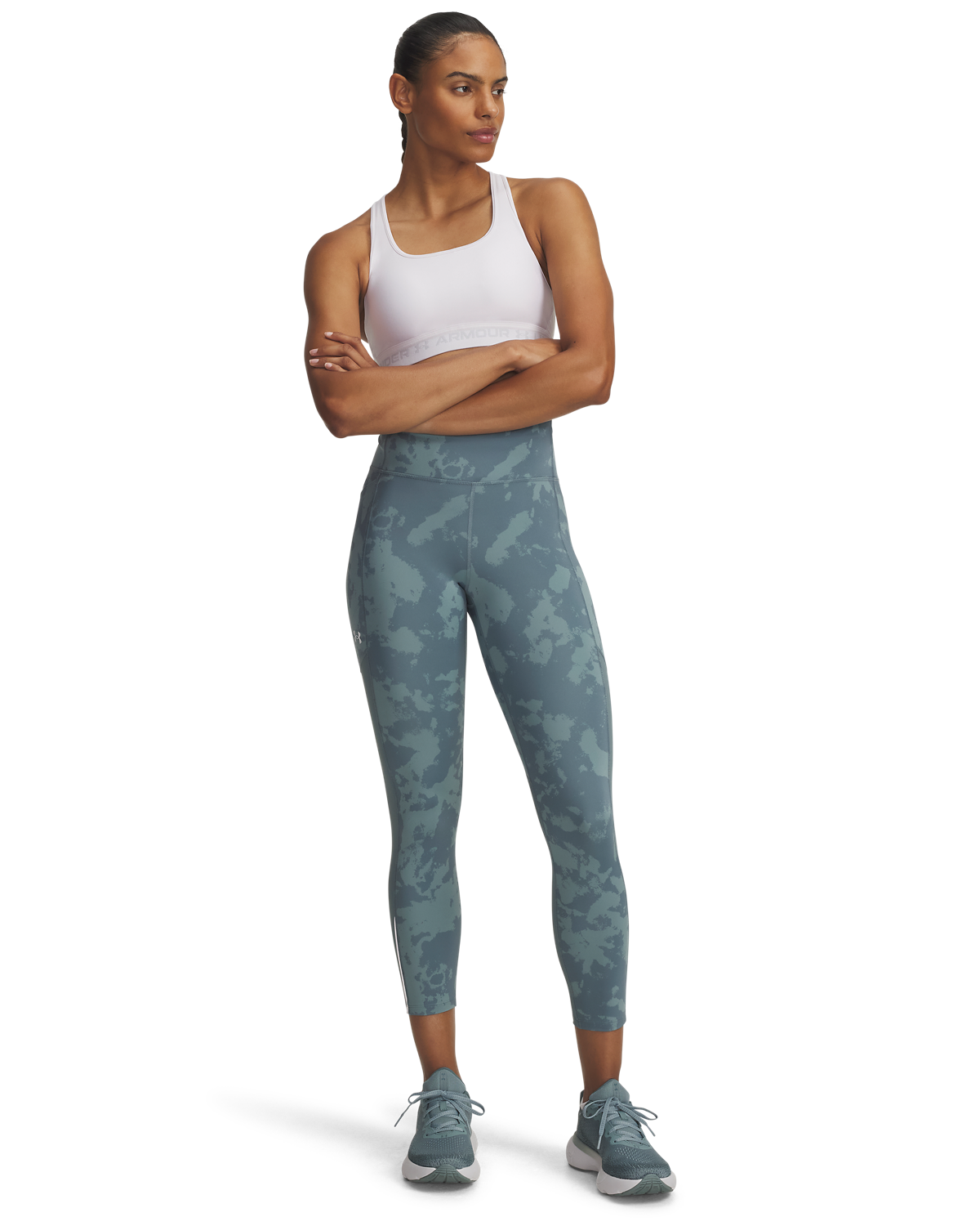 Women's UA Launch Printed Ankle Tights