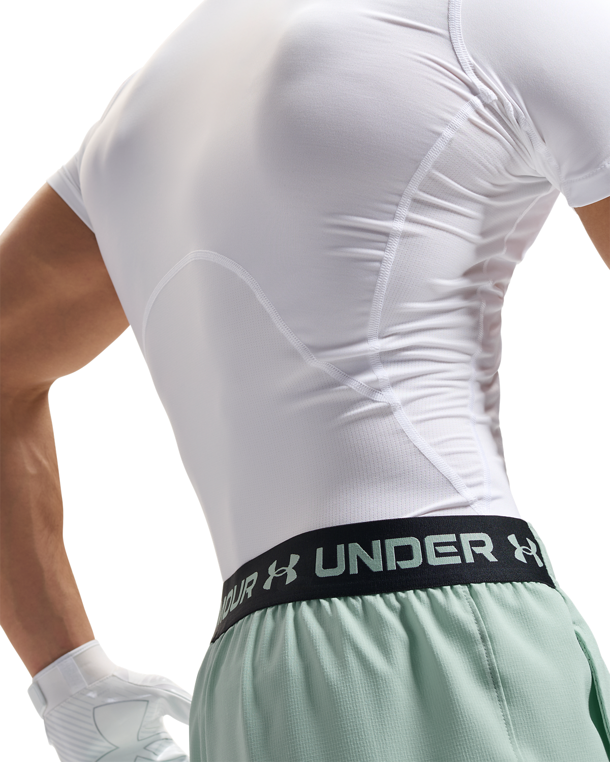 Men's UA HG Armour Comp Mock Short-Sleeve