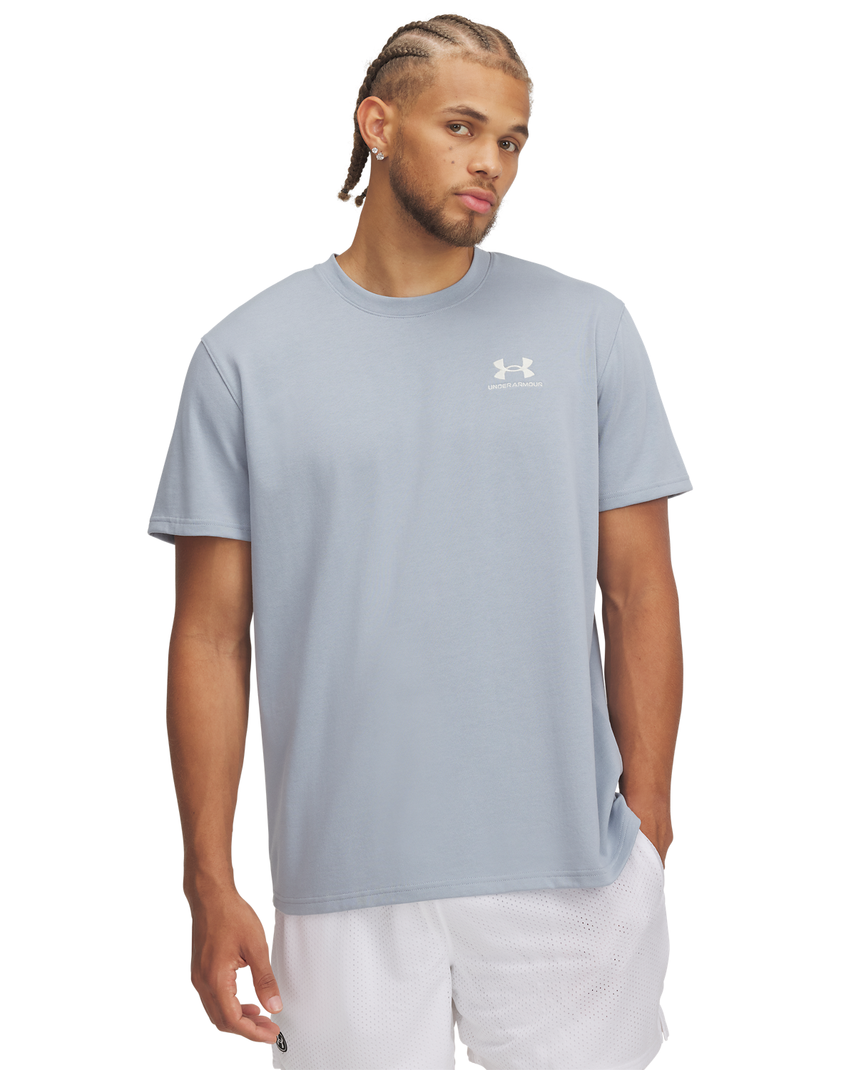 Men's UA Logo Embroidered Heavyweight Short Sleeve