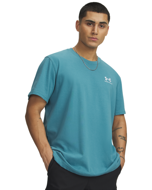 Men's UA Logo Embroidered Heavyweight Short Sleeve