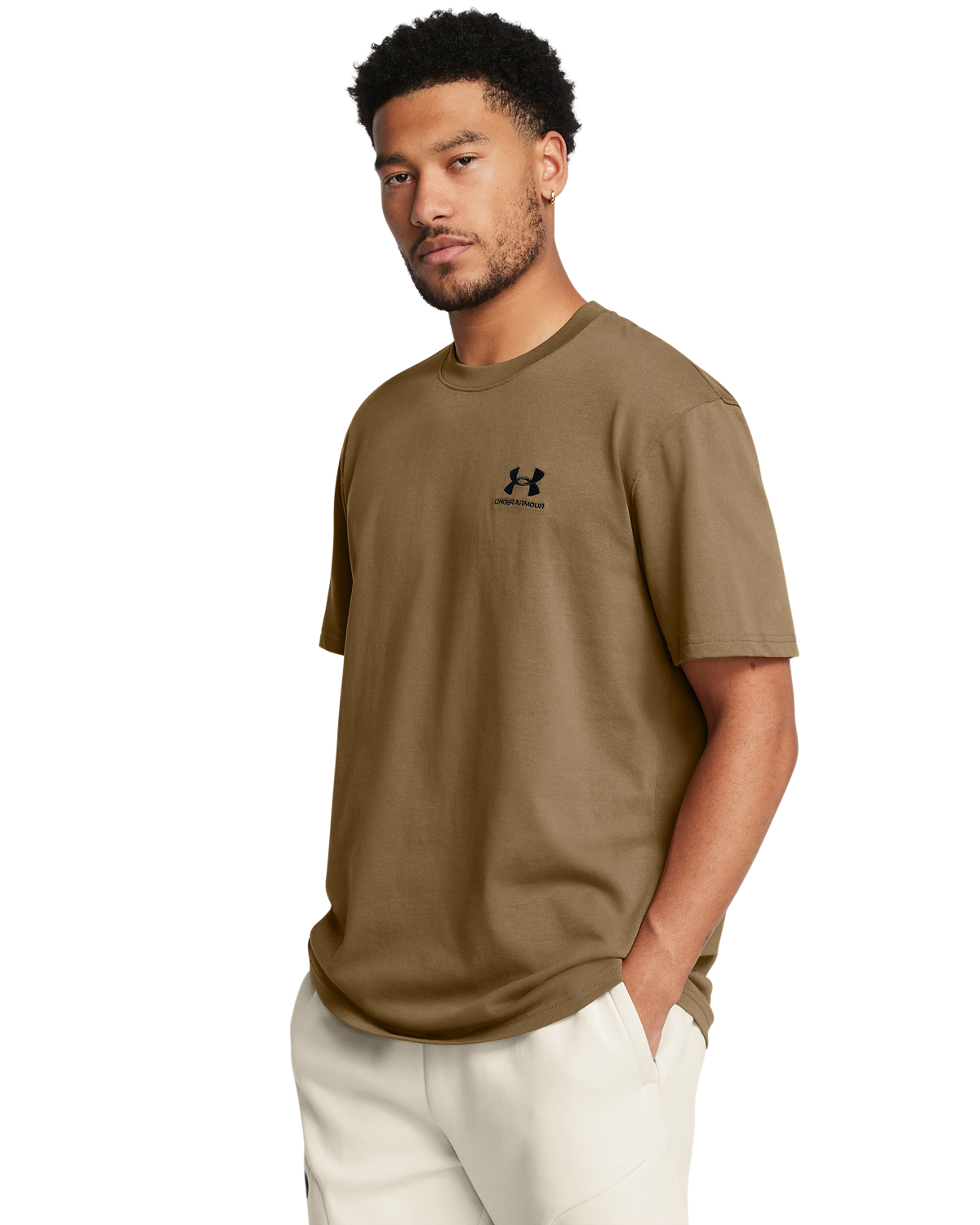 Men's UA Logo Embroidered Heavyweight Short Sleeve